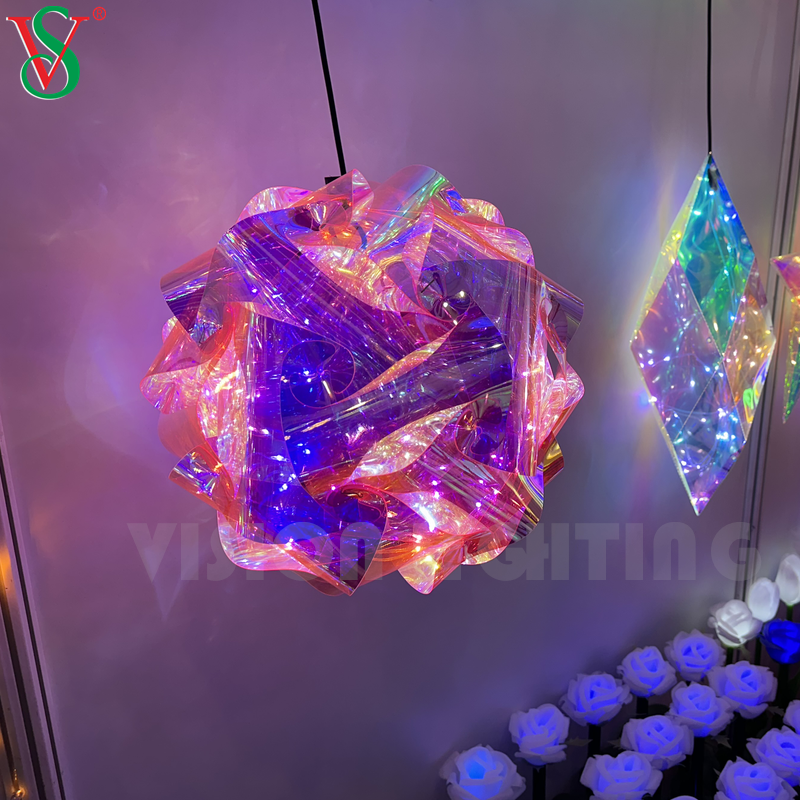 Luci a stella in PVC a LED con ciondolo fata lucente per decorazioni da appendere all'aperto