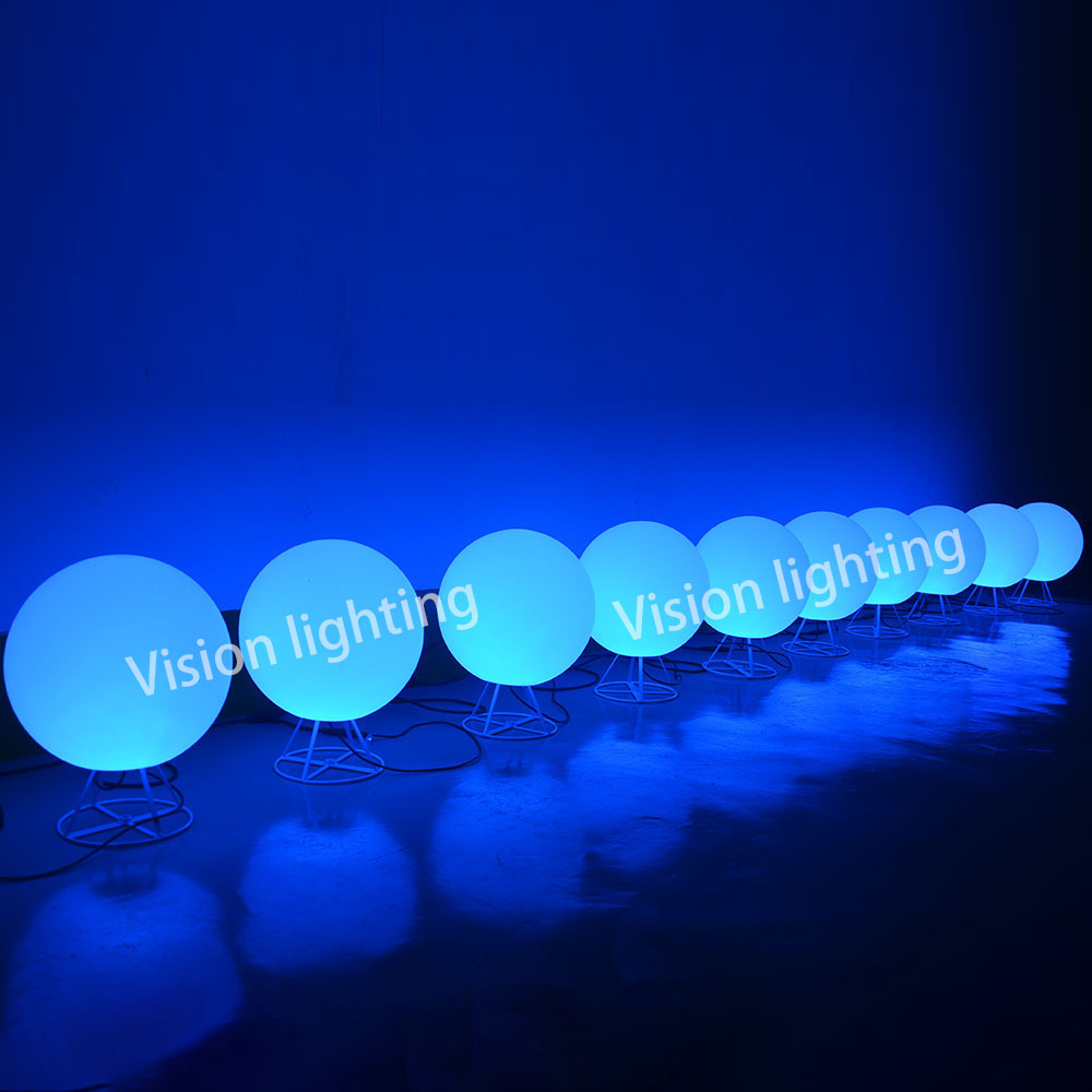 3D IP65 Decorazione natalizia per uso esterno paesaggio Luce a sfera TTL RGB programmabile a led di alta qualità