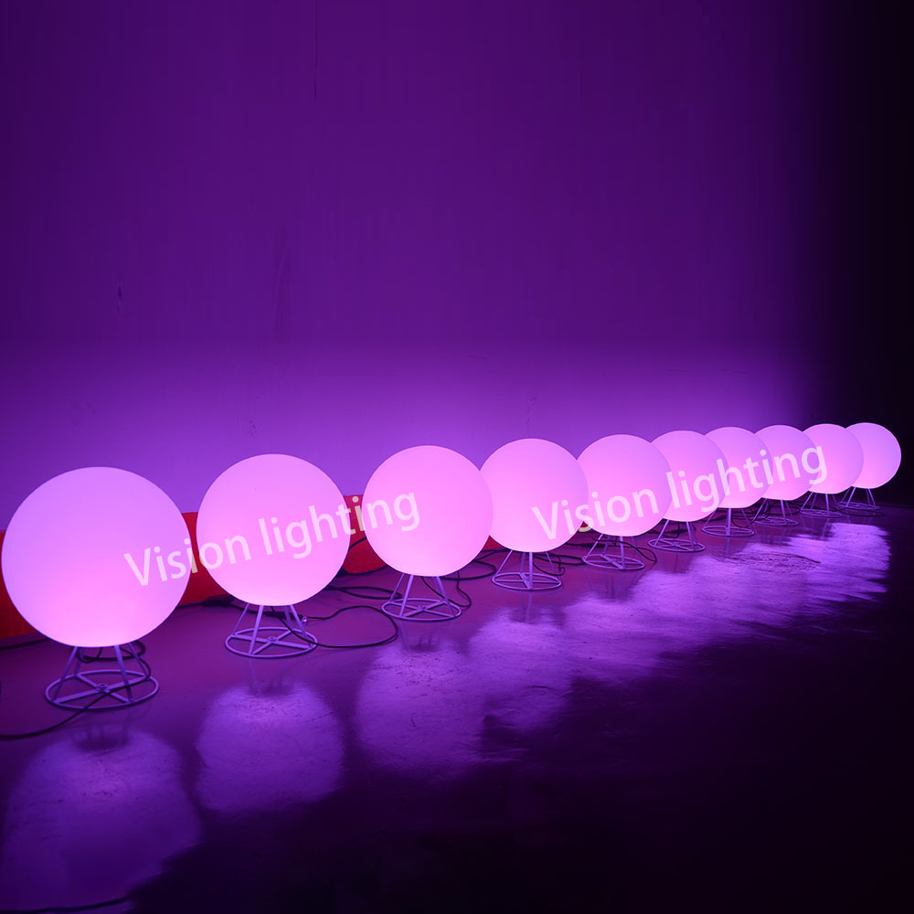 3D IP65 Decorazione natalizia per uso esterno paesaggio Luce a sfera TTL RGB programmabile a led di alta qualità