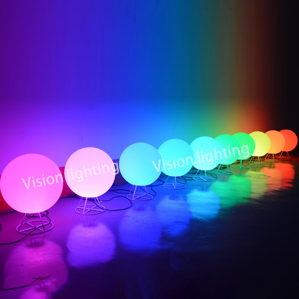 3D IP65 Decorazione natalizia per uso esterno paesaggio Luce a sfera TTL RGB programmabile a led di alta qualità