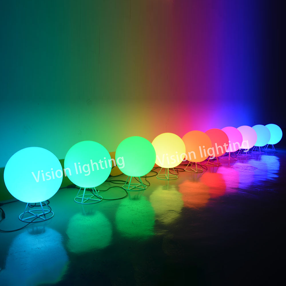 3D IP65 Decorazione natalizia per uso esterno paesaggio Luce a sfera TTL RGB programmabile a led di alta qualità