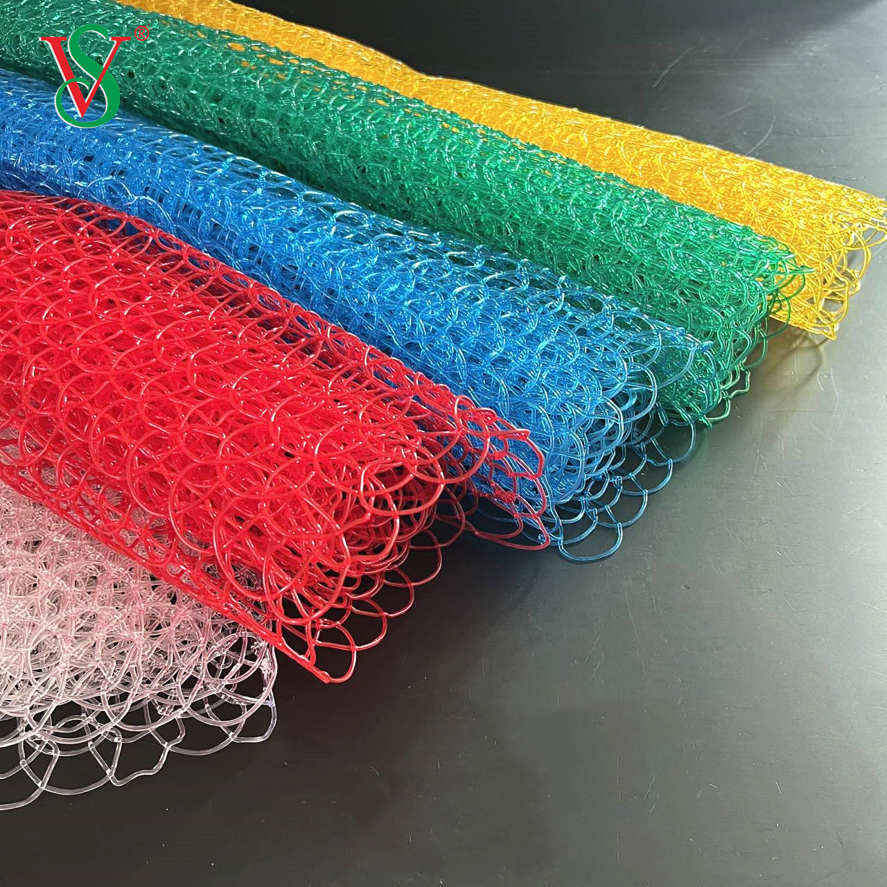 Tappeto a rete in mesh in PVC per le luci dei motivi che rendono la decorazione natalizia