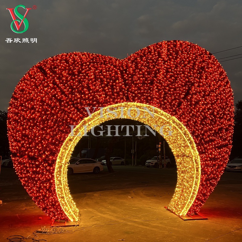 NAVIDAD LUCES LUCI OUTDOOR LED LED LED LED ARCH ARCH ARCO DECORAZIONE PER DEPLA MAZIONE