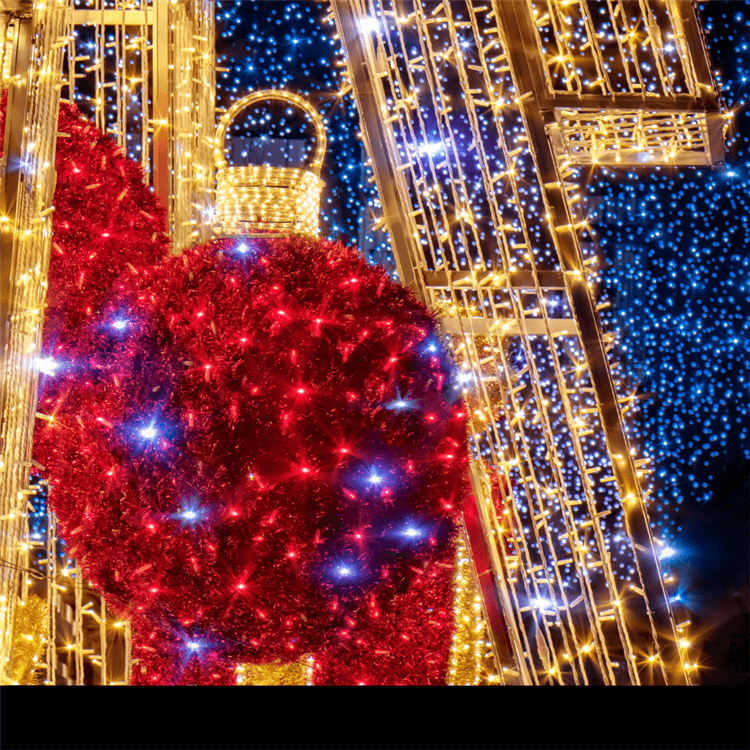 Luce dell'albero di Natale 3D