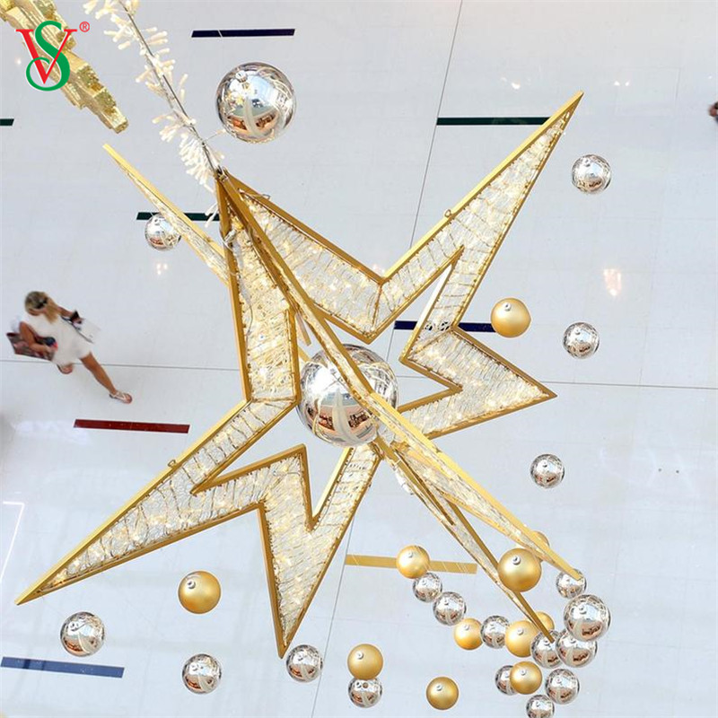 LED 3D Moon Star Motivi Light per Ramadan Mubarak Eid Decorazione per le vacanze