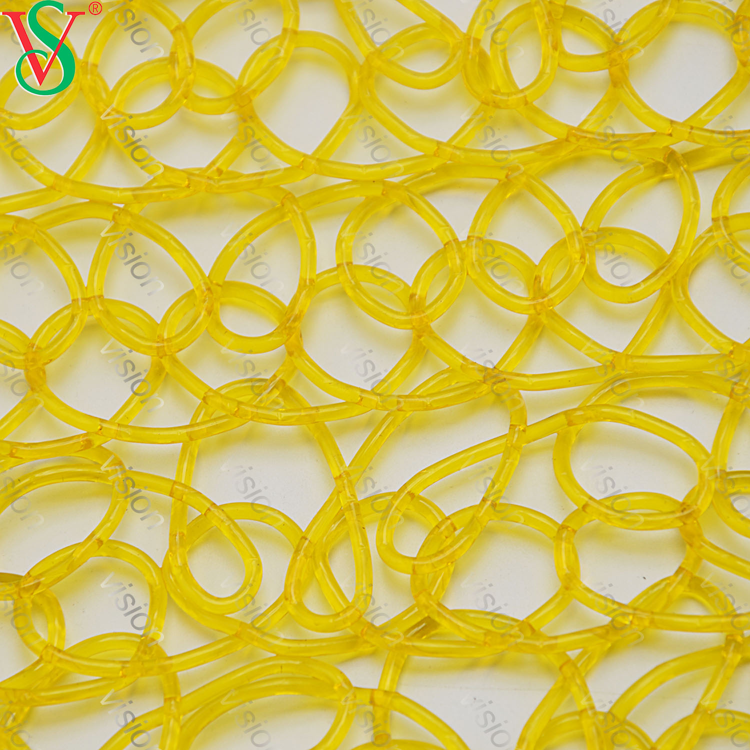 Tappeto a rete in PVC ad alta trasmissione luminosa per decorazioni a motivi per esterni