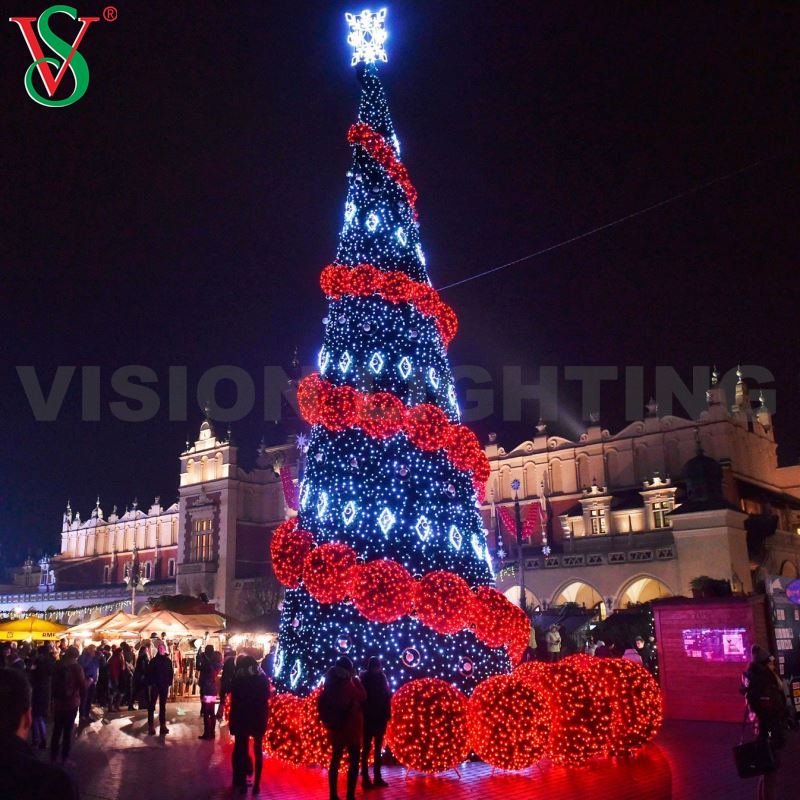 Cono di Natale a led per esterni Decorazione per esterni String Lights per Street & Plaza & Mall