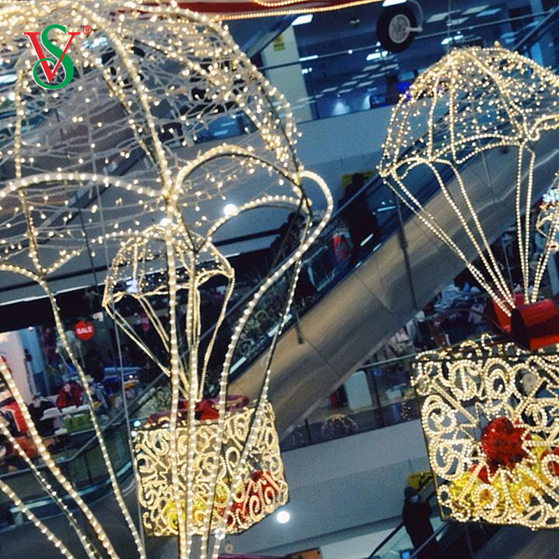 Natale speciale decorazione LED 3D Hot Air Balloon Motif Light