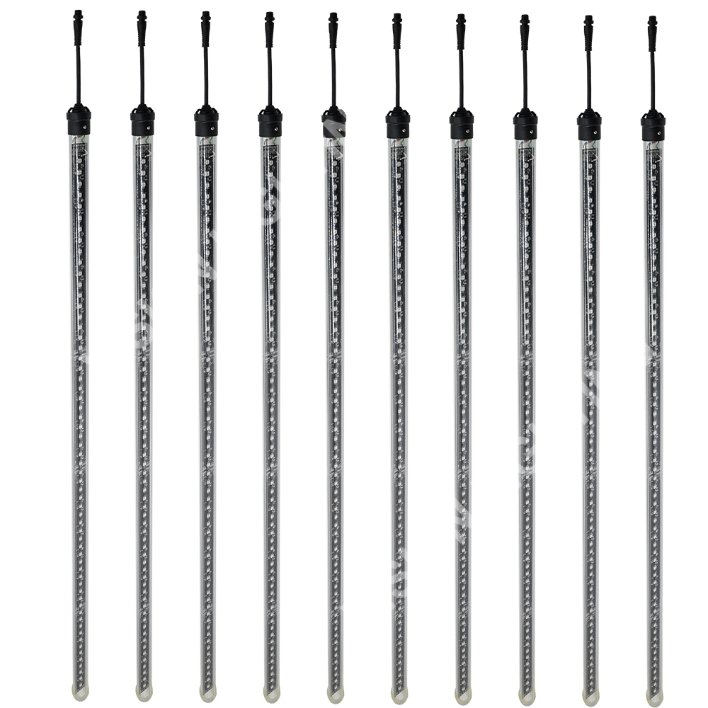 Natale Outdoor Landscape Addressable LED Decoration meteor DMX RGB snowfall light