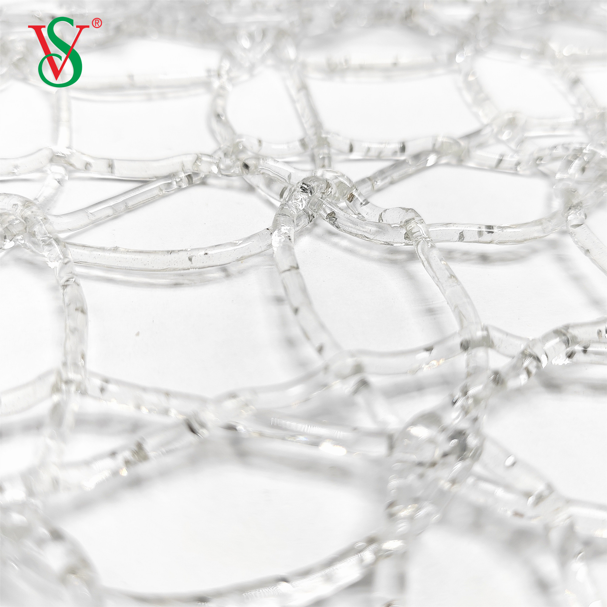 Tappeto a rete in mesh in PVC per le luci dei motivi che rendono la decorazione natalizia