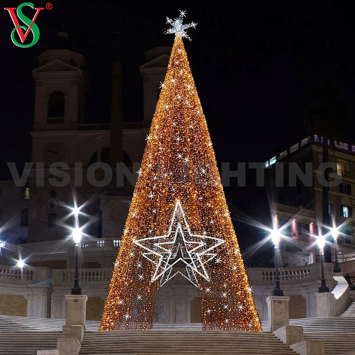 Cono di Natale a led per esterni Decorazione per esterni String Lights per Street & Plaza & Mall