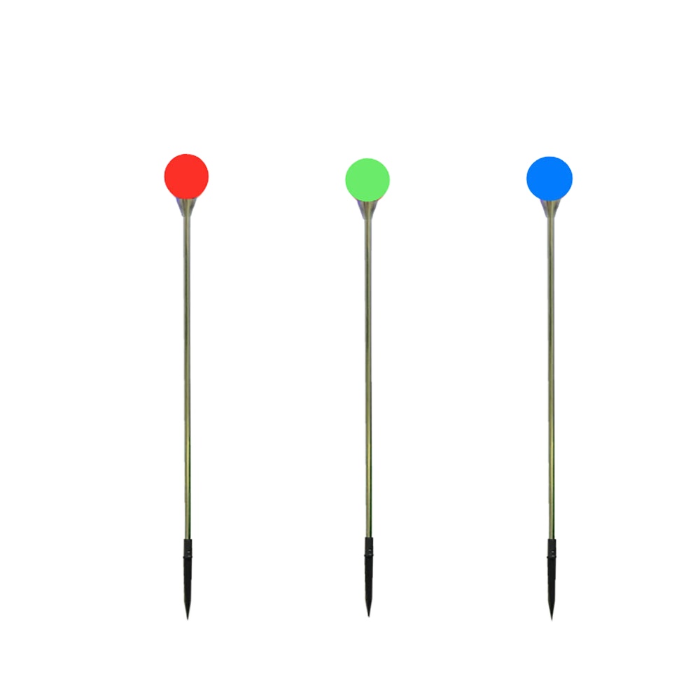 Lampada da paesaggio per esterni con montaggio a terra con colonna in acrilico DMX/SPI RGB