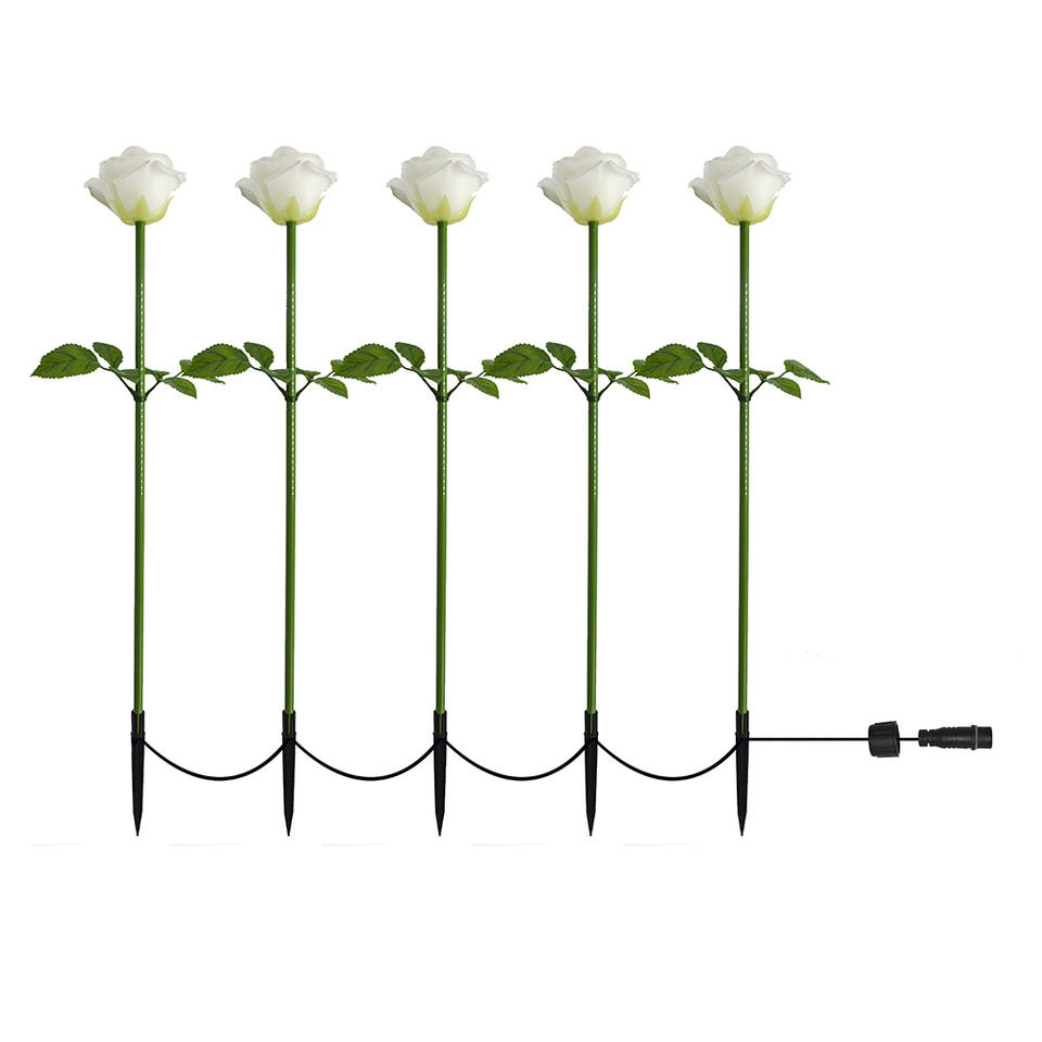 Ha condotto la luce artificiale del fiore della rosa per la decorazione esterna del parco del giardino di festa