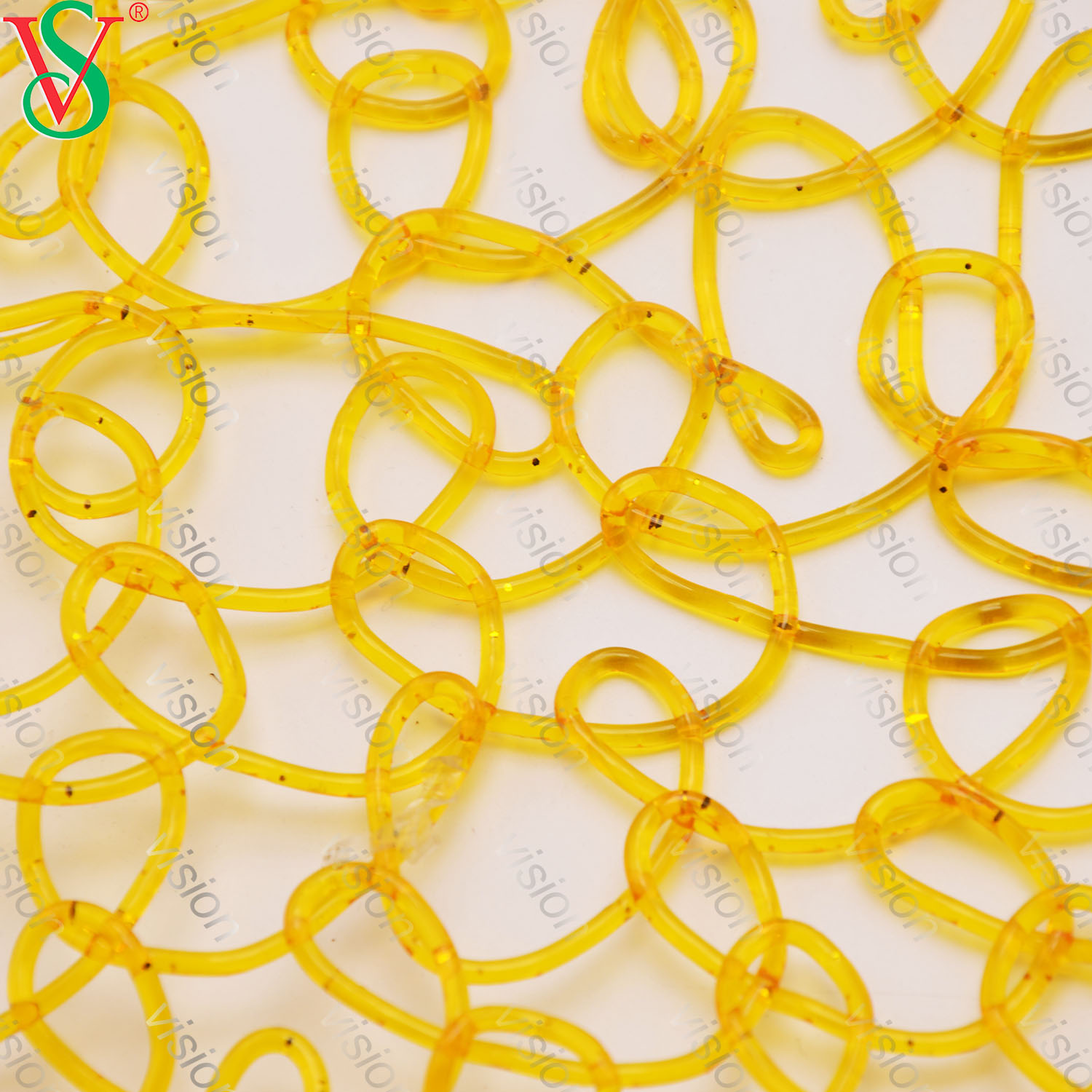 Tappeto a rete in PVC ad alta trasmissione luminosa per decorazioni a motivi per esterni