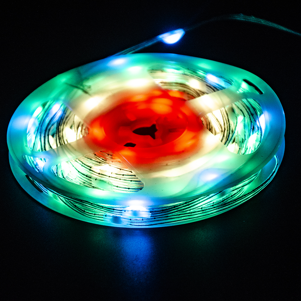 Pannello remoto e controllo app Spina USB Decorazione albero di Natale led RGB smart strip Luci stringa RGB