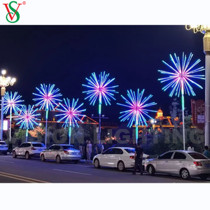 Decorazione natalizia a led per esterni 12V RGB Fuochi d'artificio Albero Motivo per strada