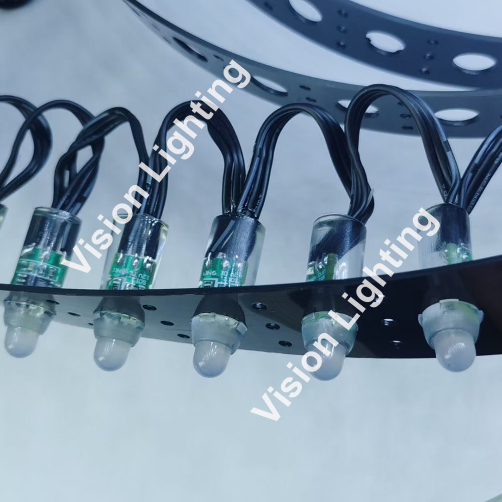 Decorazione natalizia WS2811 Catenaria luminosa RGB decorativa a modulo led programmabile pixel per uso esterno