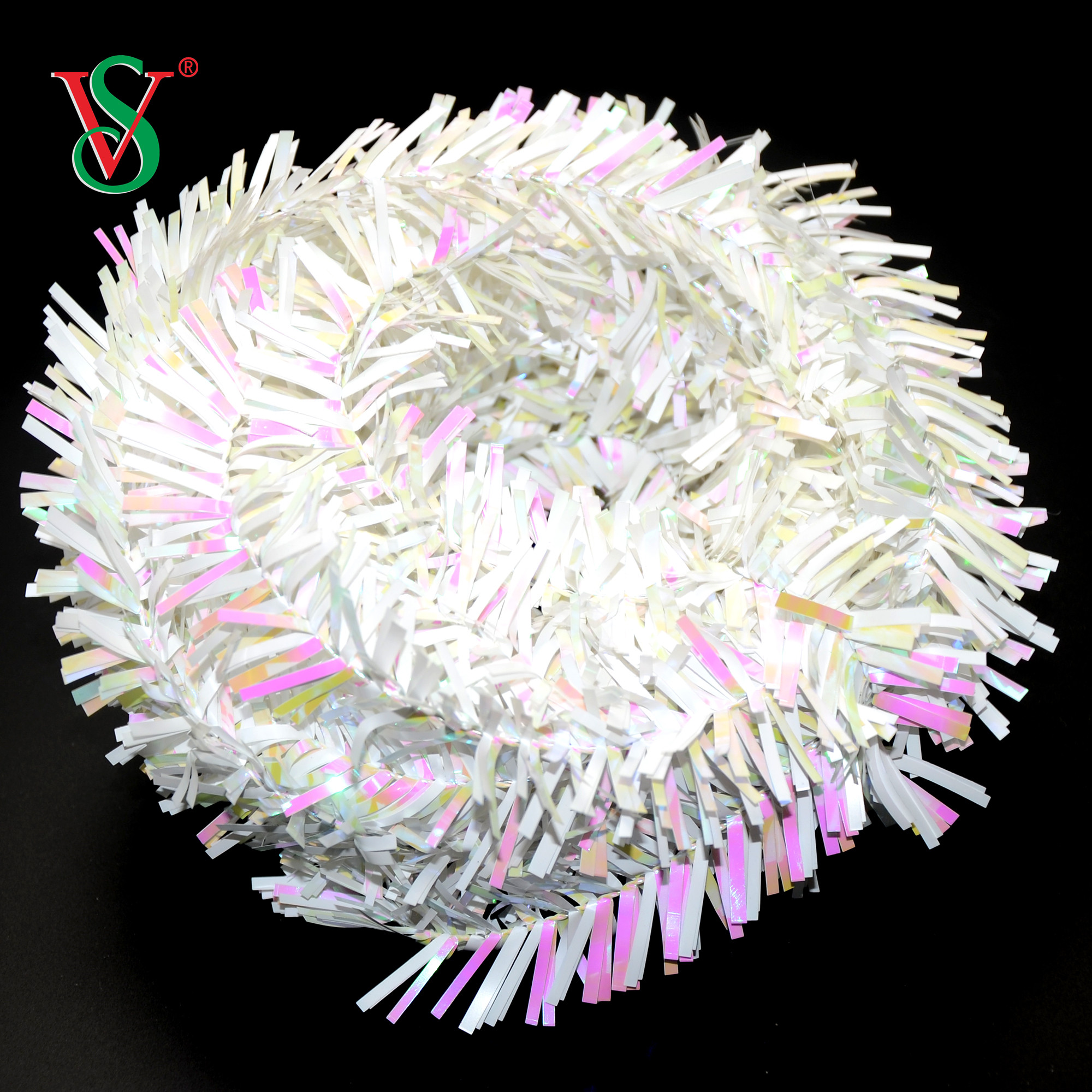 Materiale per animali domestici, ghirlanda di orpelli, decorazione natalizia per la casa