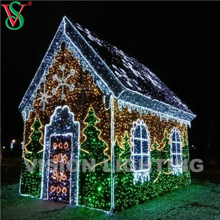 Luci di decorazione di motivi 3D di Natale all'aperto LED LED LIMINA DI PERSEGLIE CASA