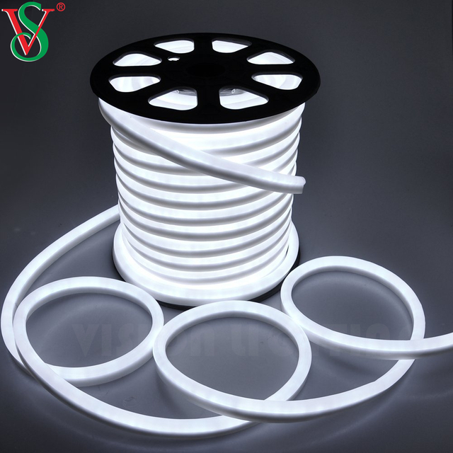 INFERIORE 15*25mm/8*16 mm Striscia lampada flessibile 24V/110 V/220 V/Luci al neon a flessione LED per montaggio a parete esterna