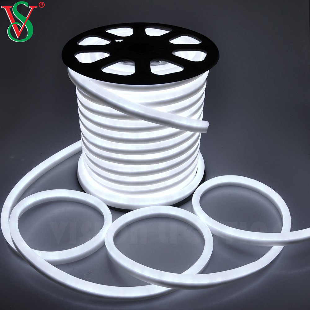 INFERIORE 15*25mm/8*16 mm Striscia lampada flessibile 24V/110 V/220 V/Luci al neon a flessione LED per montaggio a parete esterna