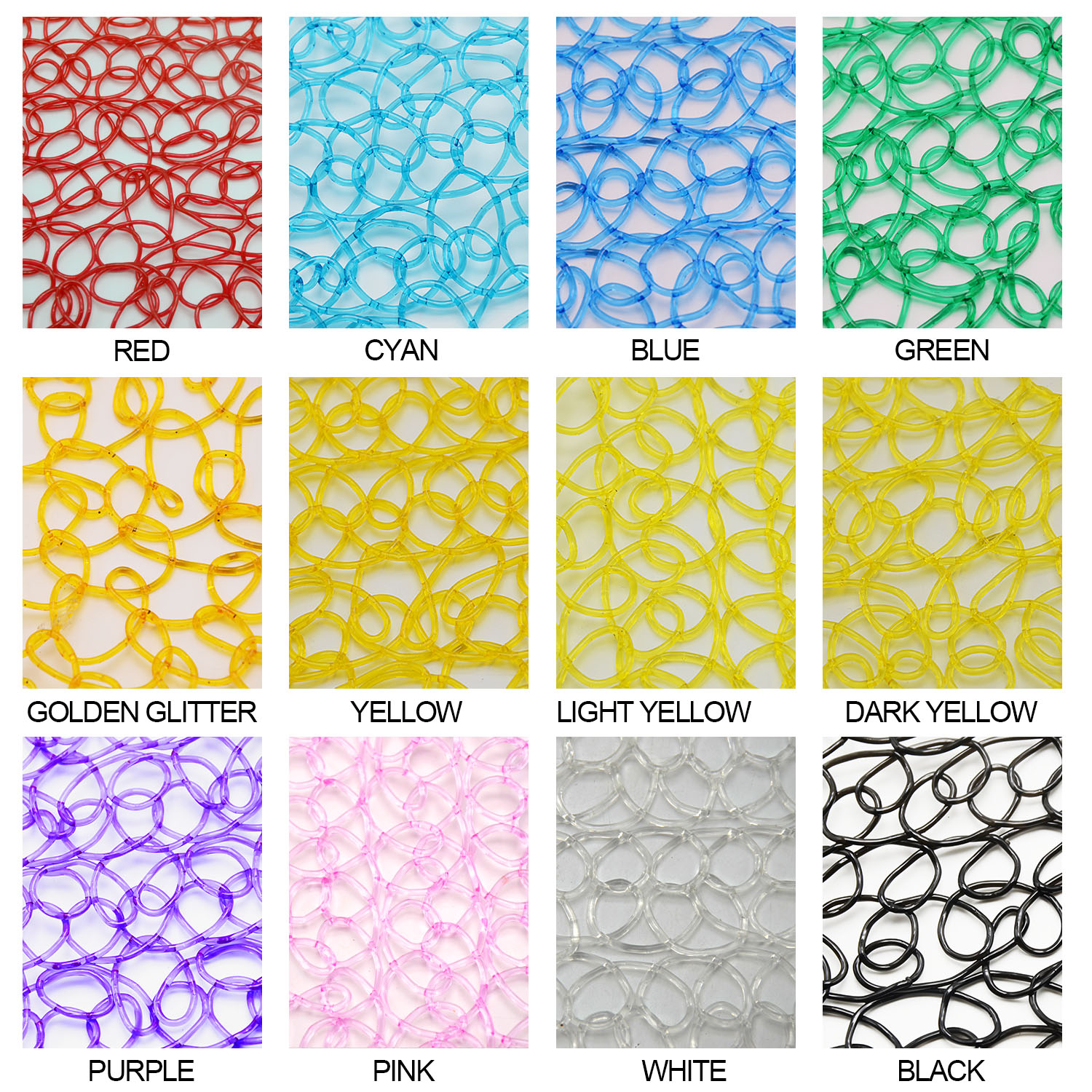 Uso esterno Resistenza ai raggi UV di alta qualità Materiale decorativo per vendite calde Rete in PVC per luce natalizia