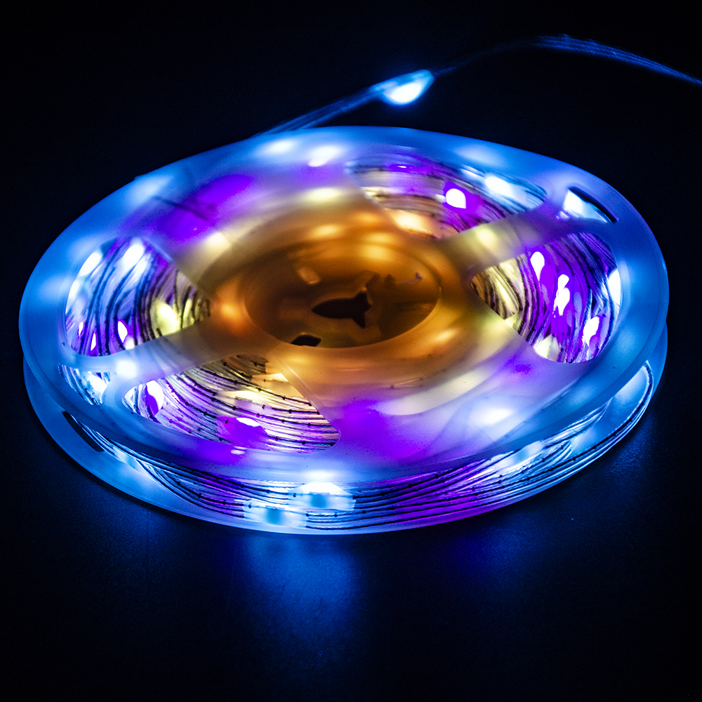 Pannello remoto e controllo app Spina USB Decorazione albero di Natale led RGB smart strip Luci stringa RGB