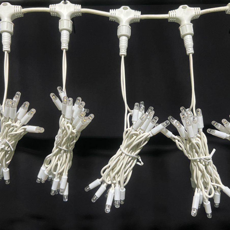 Luci a corda a tenda a led - illuminazione decorativa per interni e esterni per eventi e vacanze