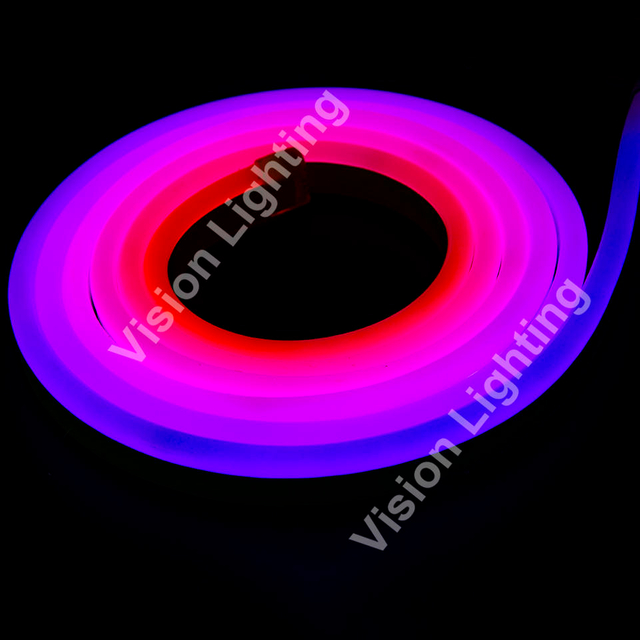 Luci al neon Flex RGB a strisce LED ad alta luminosità per decorazioni esterne
