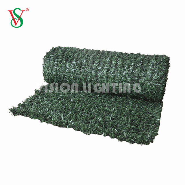 Pet Tinsel Garland Net Carpet Mesh per decorazioni natalizie con motivi 2D e 3D