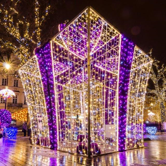 Luce del contenitore di regalo 3D