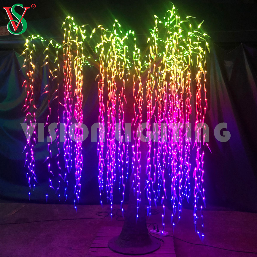 Luce albero a fiore di ciliegio a led RGB esterno - Ip65 illuminazione decorativa impermeabile per giardino e display per eventi