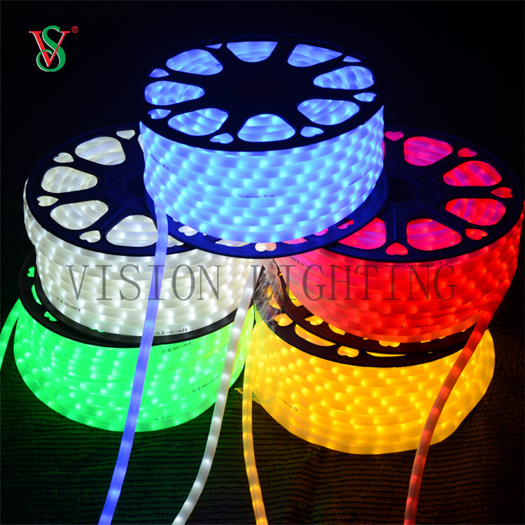 Decorazione per le vacanze Forma rotonda RGB 100m LED Flex Strip Light per Shop Window Park Street