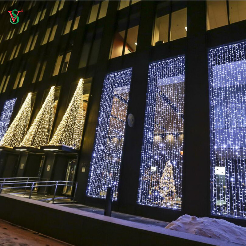 Luce a stringa per tende a LED per la decorazione del patio del bar ristorante