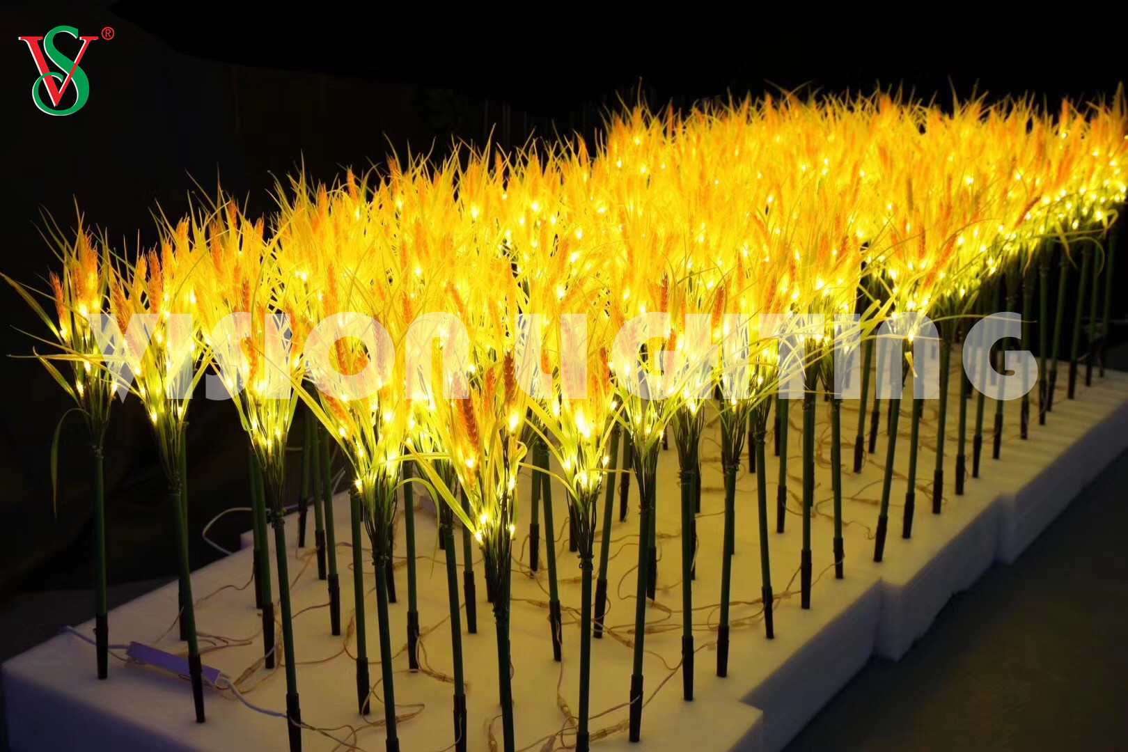 Ha condotto la luce artificiale del fiore della rosa per la decorazione esterna del parco del giardino di festa