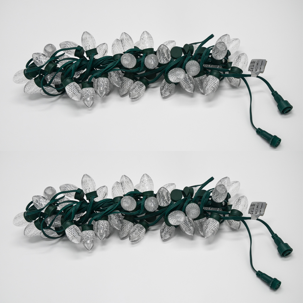 Decorazione natalizia IP65 programmabile WS2811 TTL LED RGB pixel String Light per uso esterno