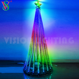 Luci dell'albero di Natale RGB a LED programmabili con ghirlanda di pixel DC12V WS2811 ad alta luminosità