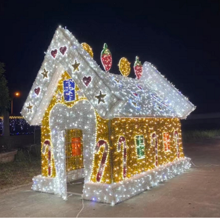 Luci di decorazione di motivi 3D di Natale all'aperto LED LED LIMINA DI PERSEGLIE CASA