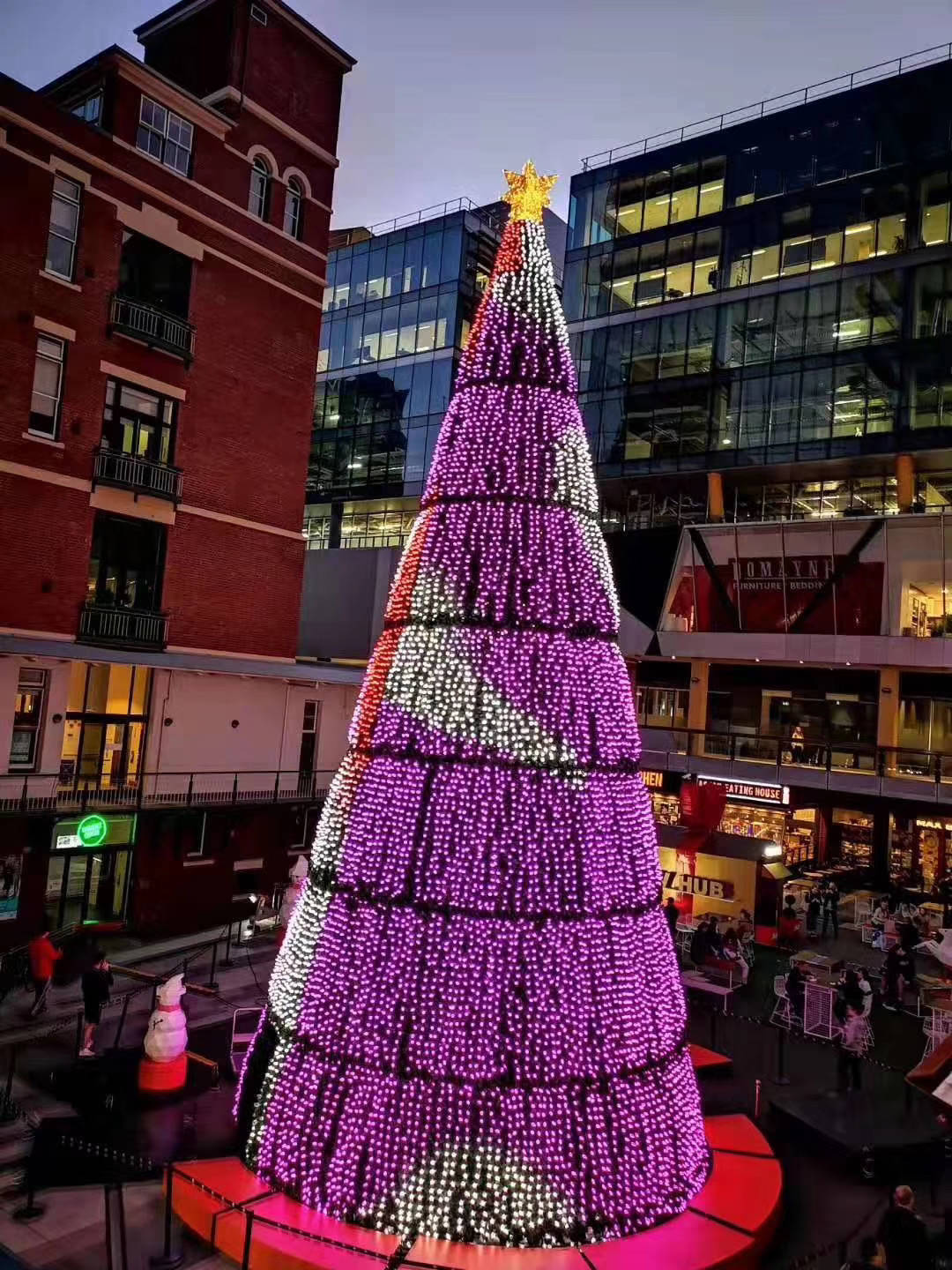 Luci dell'albero di Natale RGB a LED programmabili con ghirlanda di pixel DC12V WS2811 ad alta luminosità