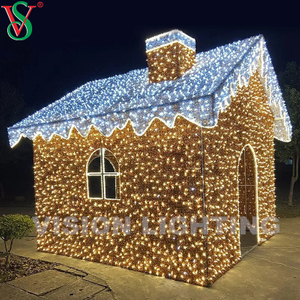 Luci di decorazione di motivi 3D di Natale all'aperto LED LED LIMINA DI PERSEGLIE CASA