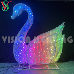 SPI TTL WS2811 Pixel Lights Led Pixel Garland RGB programmabile Swan Light