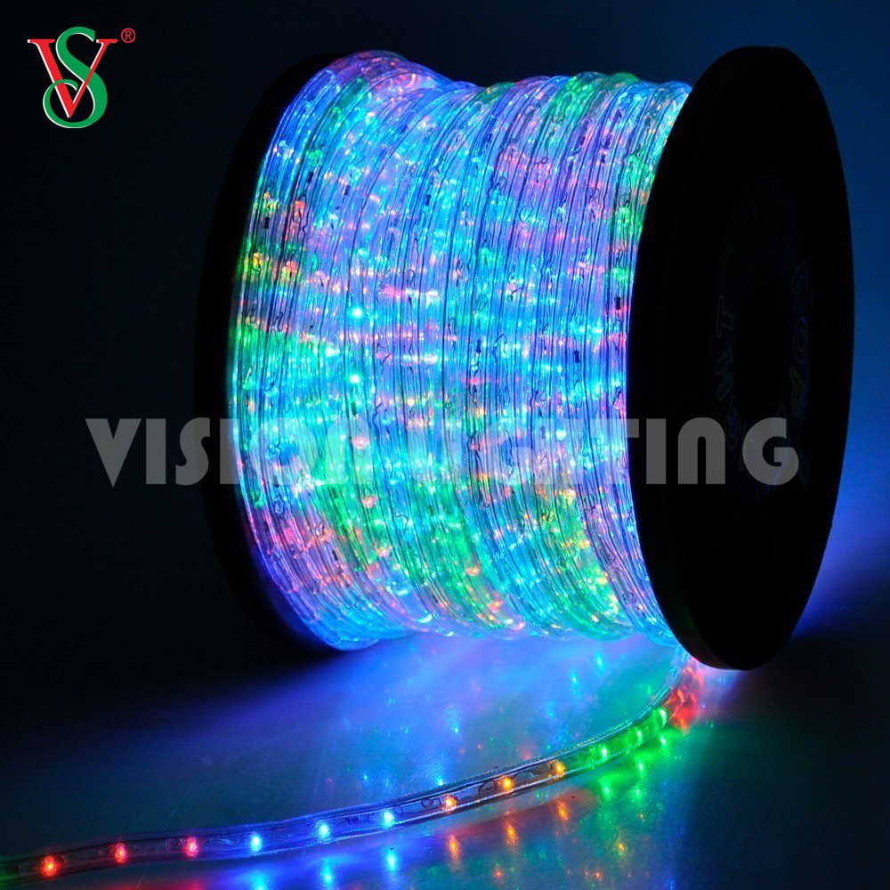 Decorazione per le vacanze Forma rotonda RGB 100m LED Flex Strip Light per Shop Window Park Street