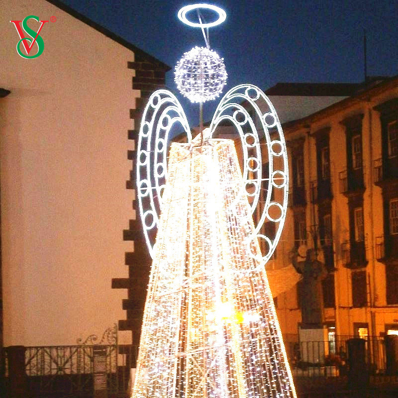 Decorazione di eventi di nozze di Natale LED 2d 3d Angel Flying Motivi Lights