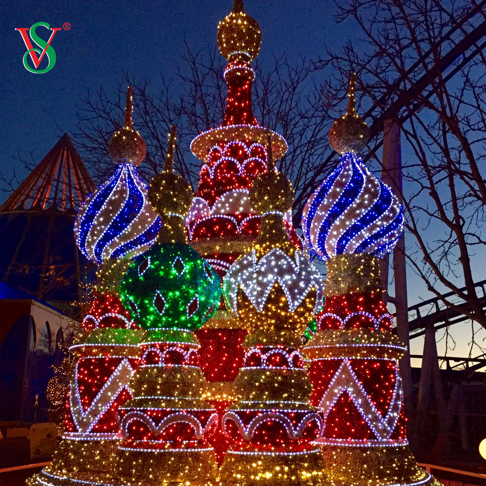 Decorazioni per luci all'aperto con motivi per il giorno di Halloween, grandi luci con motivo per scultura della torre del castello