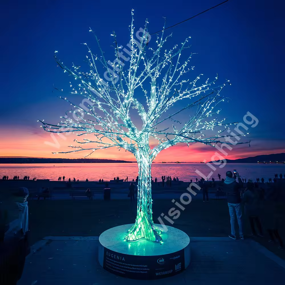 Luci dell'albero di Natale RGB a LED programmabili con ghirlanda di pixel DC12V WS2811 ad alta luminosità