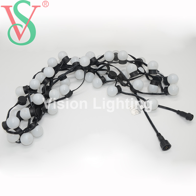 Programmabile WS2811 TTL pixel LED RGB Decorazione natalizia IP65 stringa di luci per esterni a sfera