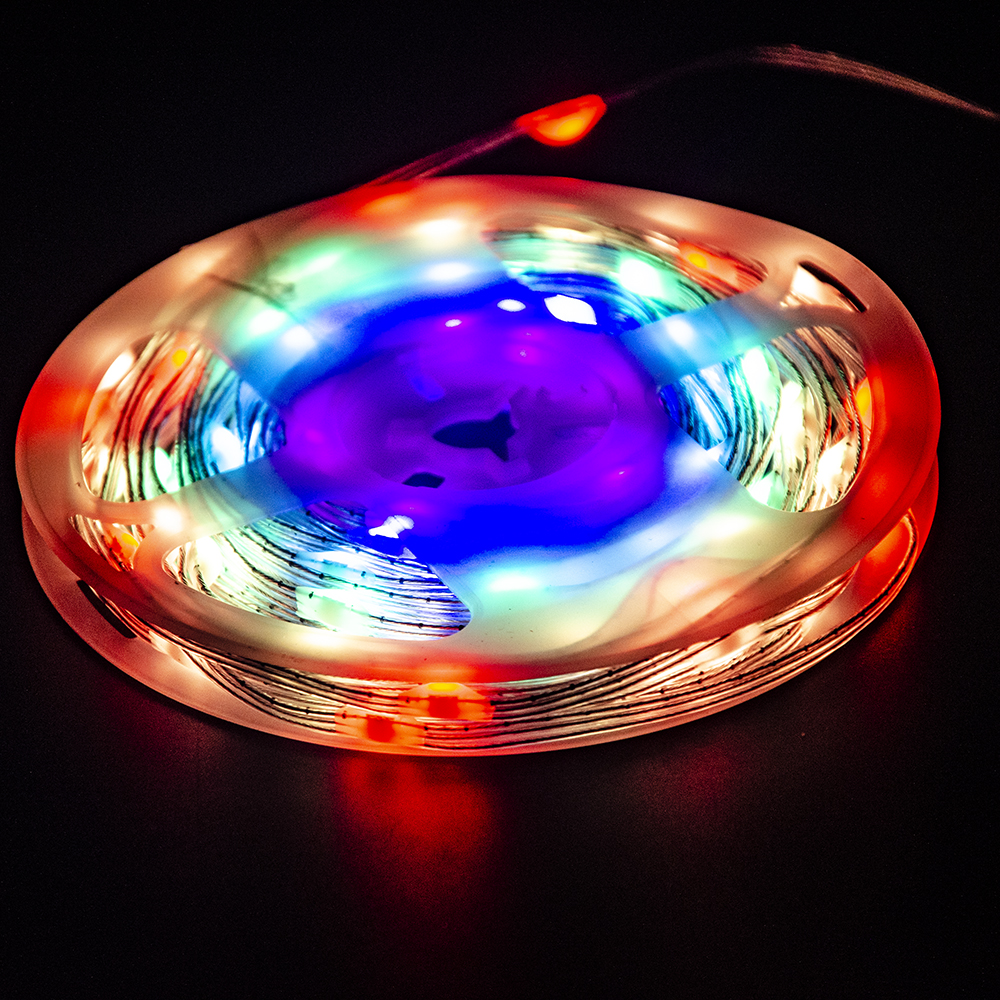 Pannello remoto e controllo app Spina USB Decorazione albero di Natale led RGB smart strip Luci stringa RGB